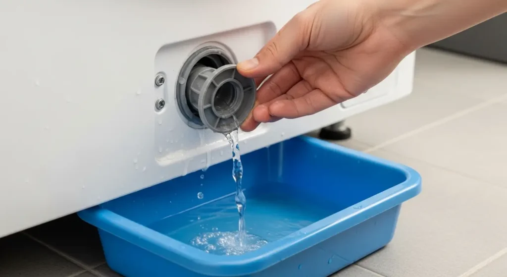 nettoyer filtre vidange machine à laver etape par etape