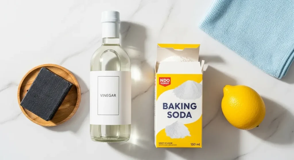 produits naturels pour nettoyer machine à laver vinaigre bicarbonate citron